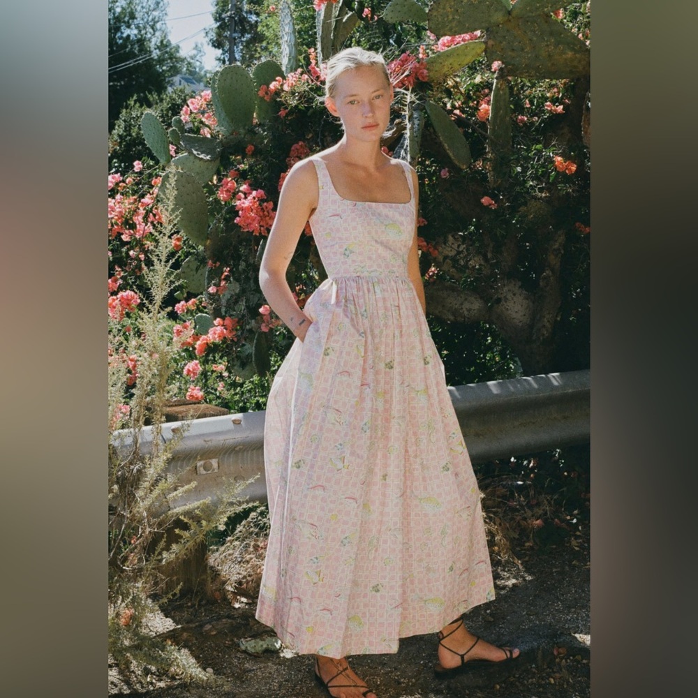 Floral Pastel Maxi Dress